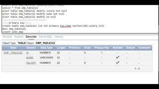 Constraints in SQL  |  NOT NULL ,   Unique , primary key in sql | SQL constraint in oracle