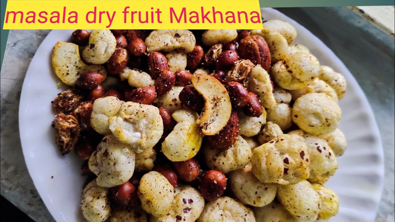 5 minutes snacks/ makhana recipe /makhana dry Fruit fry/ YouTube