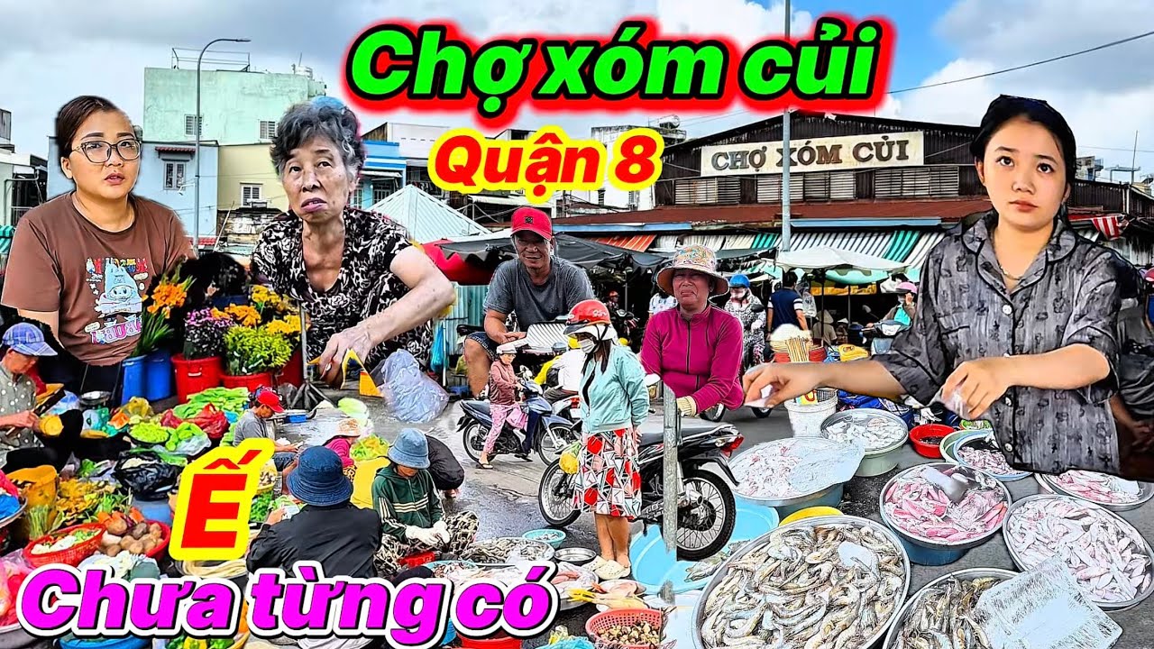 Chợ Xóm Củi Quận 8 Ế chưa từng có, nhiều quầy đóng cửa bỏ phải chật vật sống qua ngày