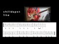 【ギターtab】chilldspot - line