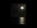 Ocean View of Moon at Night