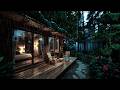 Heavy Rain on Glass Window ⛈️ Deep Forest Rain for Sleep & Relaxation