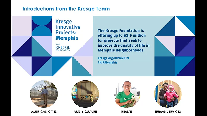 Kresge Innovative Projects: Memphis Webinar