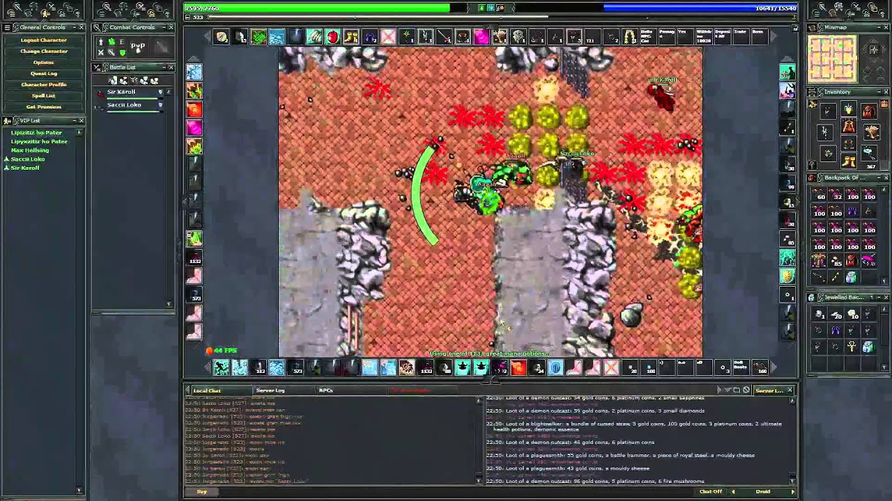 Tibia - Roshamuul Prison -3 by ED 523 [+Loot] - YouTube