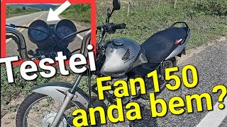 Fan150 Injetada A 110Kmh Na Estrada