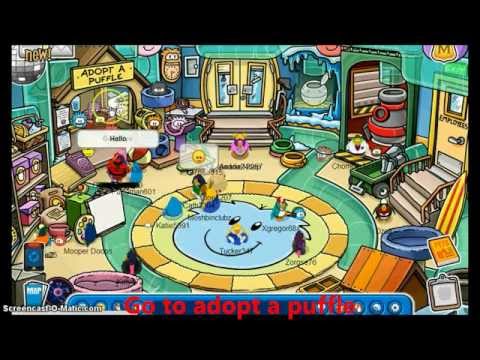How To Get Colored Puffles on Club Penguin - NON MEMBERS! {GLITCH}