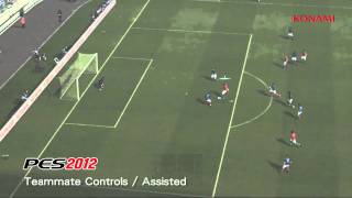 Pro Evolution Soccer 2012 - Gameplay Trailer Teammate Controls Assisted screenshot 4