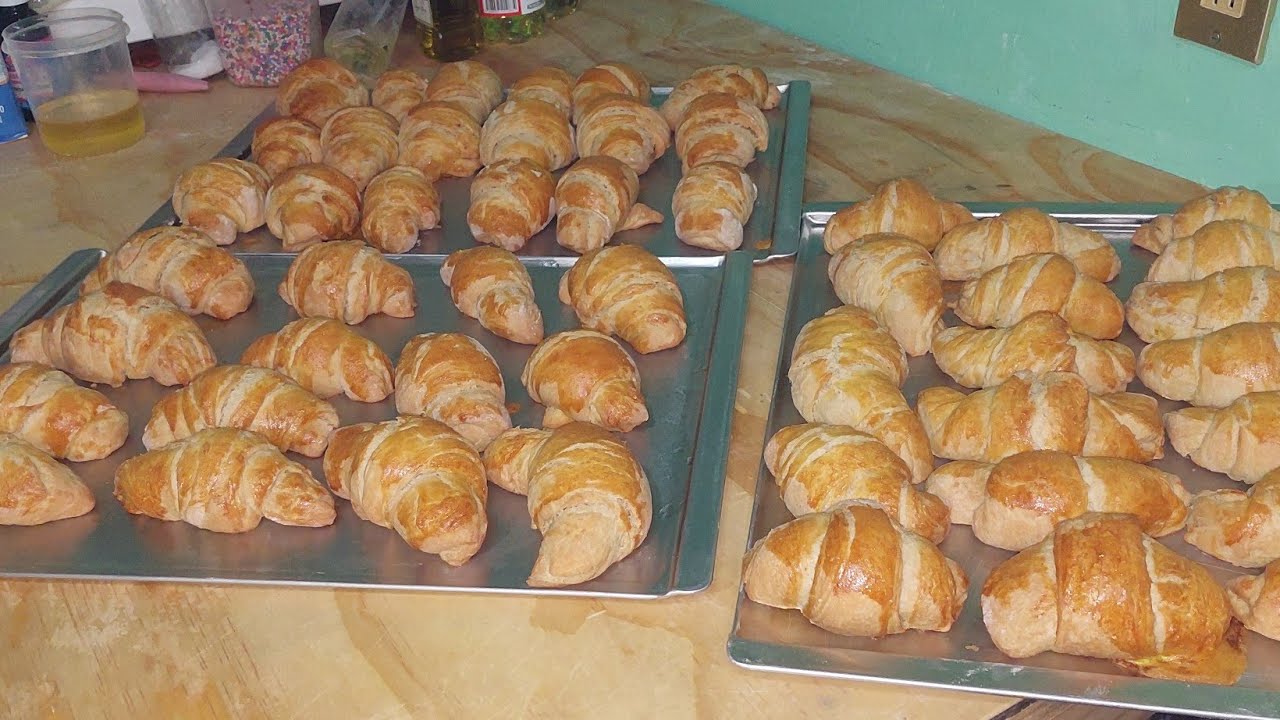 Cuernitos tipo croissant 🥐 receta super facil 