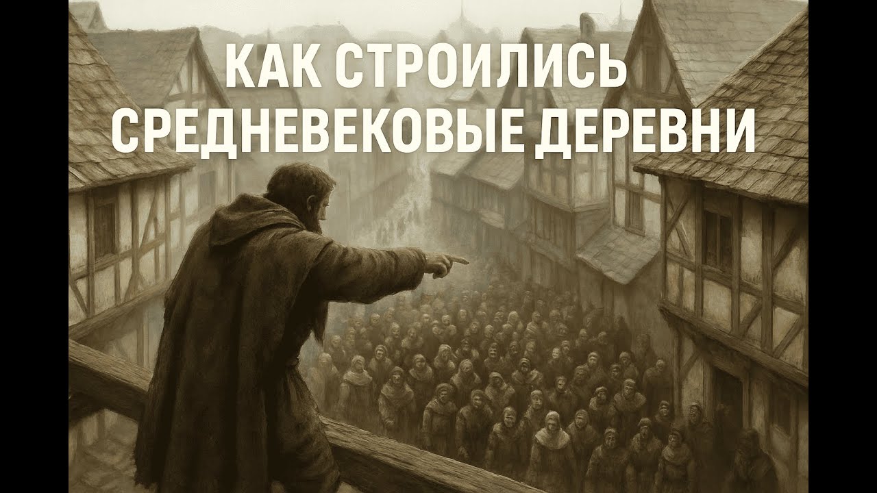 По какому принципу строились СРЕДНЕВЕКОВЫЕ деревни? Всё сложнее, чем вы думаете!