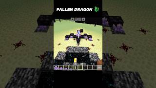 Fallen Dragon 🐉💀 in Minecraft 😱
