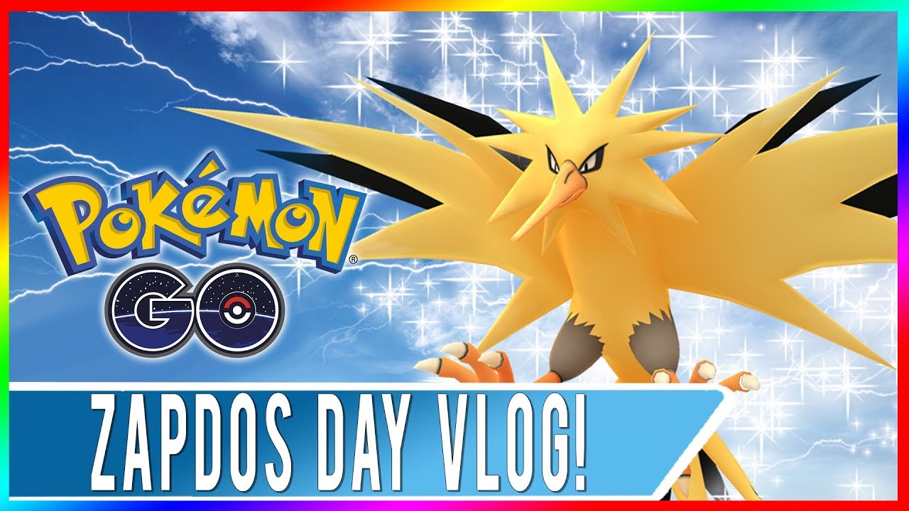 POKEMON GO ZAPDOS DAY VLOG! I Finally Caught A Shiny Zapdos YASSSSS!!!