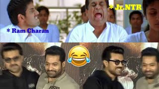 Ram charan ,JR.NTR Funny TEASING Moment AT RRR PRESS MEET \