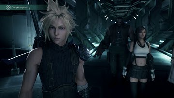 Final Fantasy 7 Remake - Ch.17 A Way Out: Take Elevator That Hojo Used PS4 Pro Gameplay (2020)