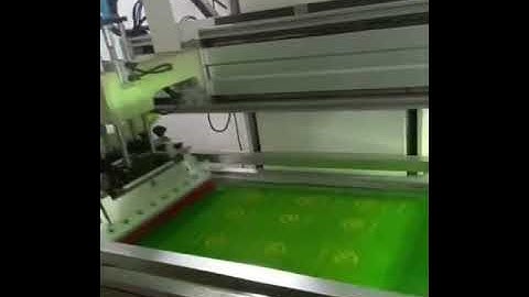 Semi-Auto Unloading Screen Printing Machine