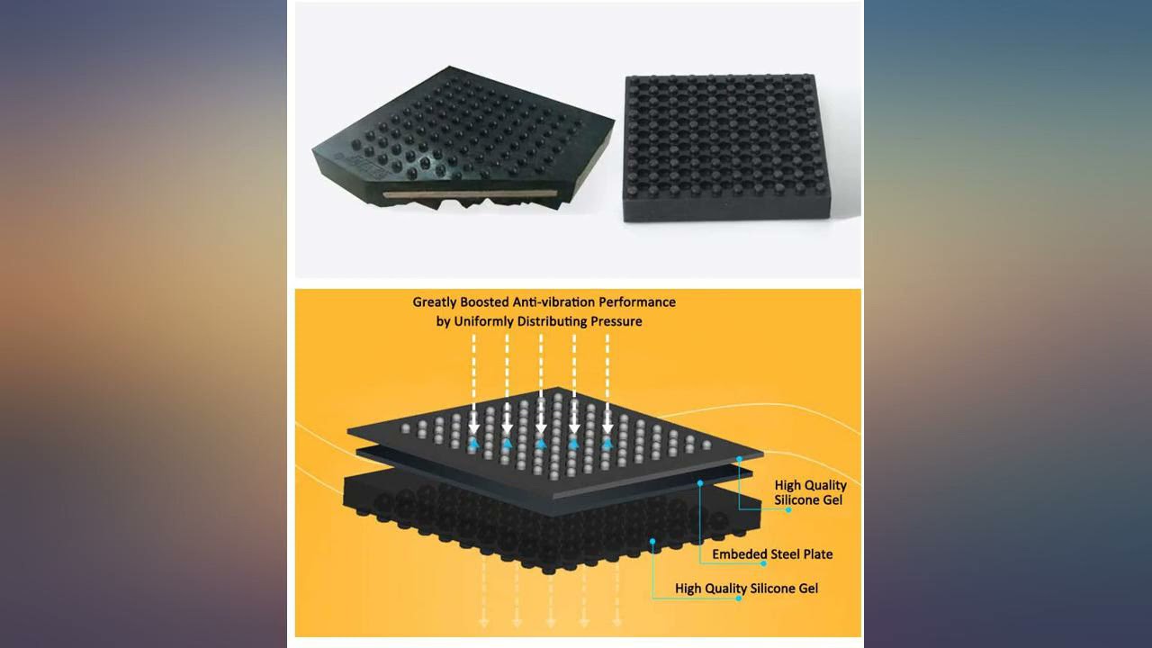 BXI Exercise Equipment Mat 4 x 4 x 0.8 Inches 4 Pack Nonslip Anti