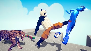 KUNG FU PANDA vs 10x EVERY UNIT 🐼🐼🐼 | Totally Accurate Battle Simulator TABS