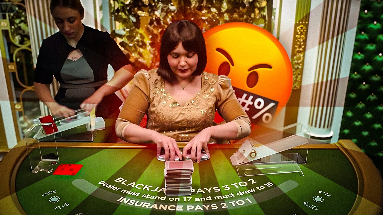 ALL IN A DALŠÍ DIVOČINA NA LIVE BLACKJACKU! 🃏