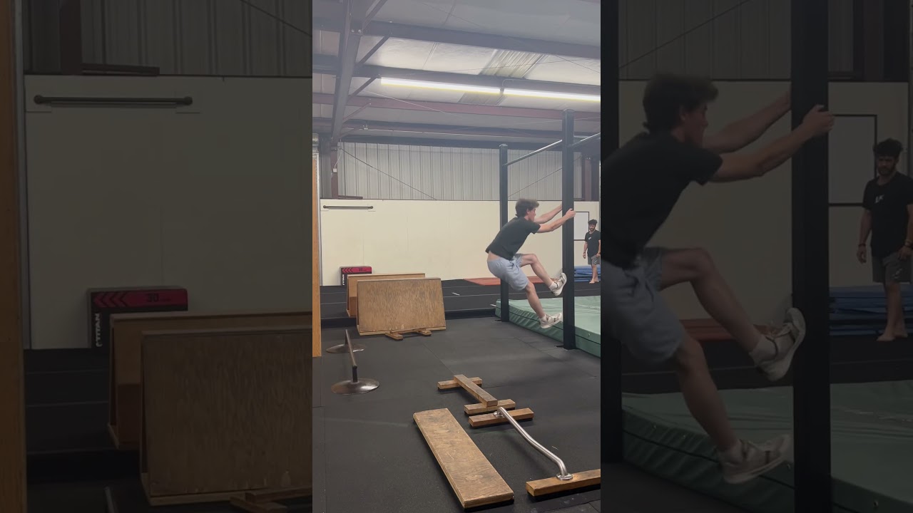 Parkour Pole Cat to Bar Precision