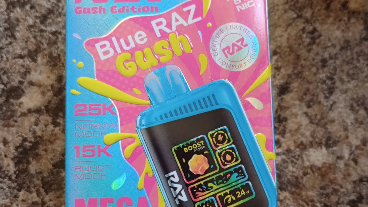 Gushers Raz Blue Raz Gush review (21+) gush edition #review #vapelife #subscribe # ...