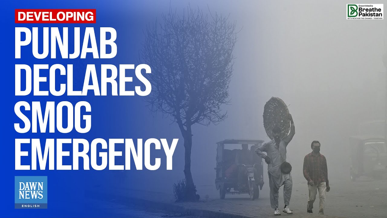 Smog Emergency Declared in Punjab | Dawn News English