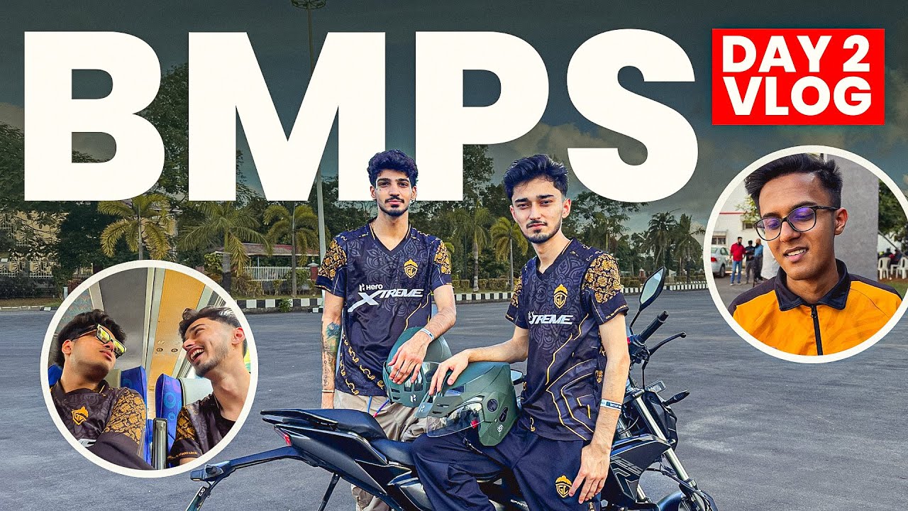 BMPS DRY RUN DAY 2 VLOG | TEAM GODLIKE ESPORTS |