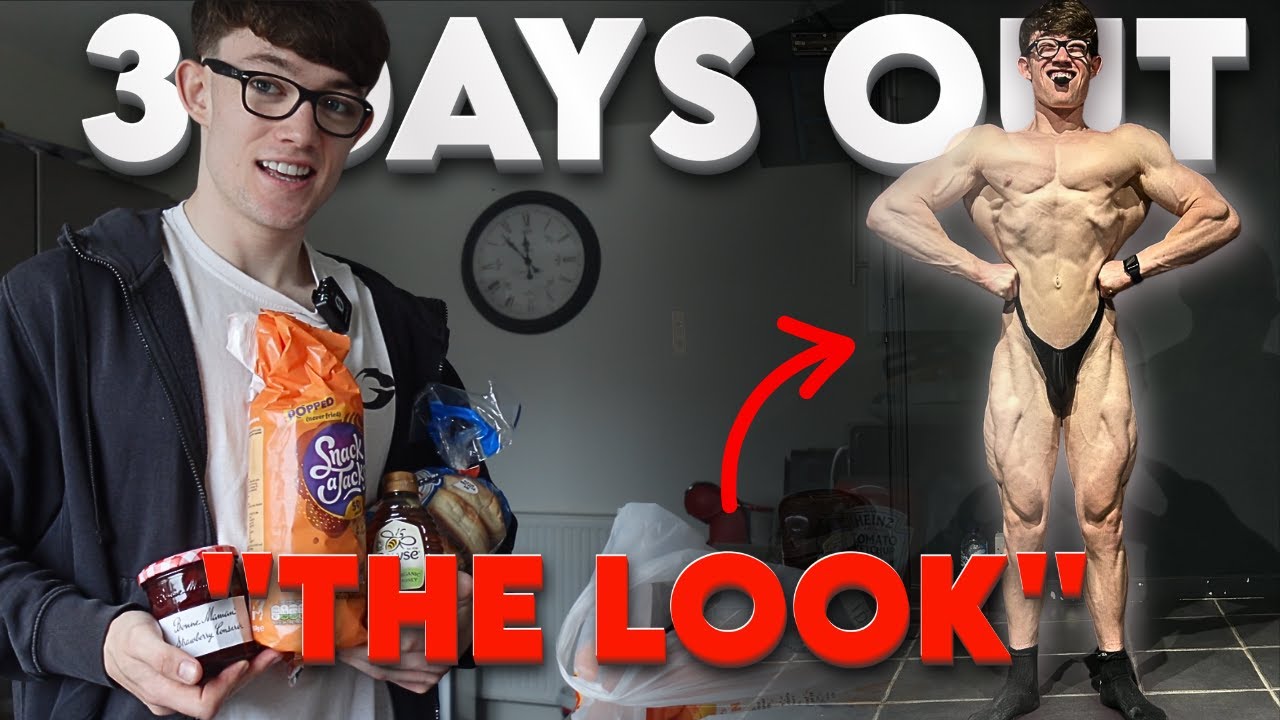 3 Days Out | The Carb Load Begins  | Teen Natural Bodybuilder Peak Week Vlog