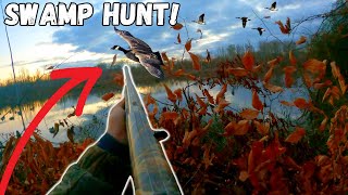 Duck Hunting A Flooded Swamp! (BONUS GEESE) | Maryland Duck Hunting 2024!