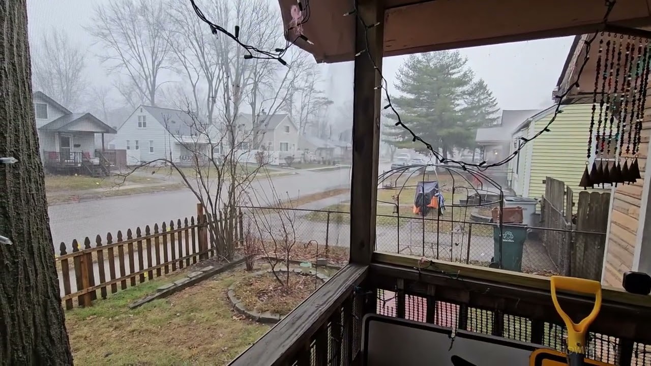 Rain Storm in SE Michigan, Hazel Park