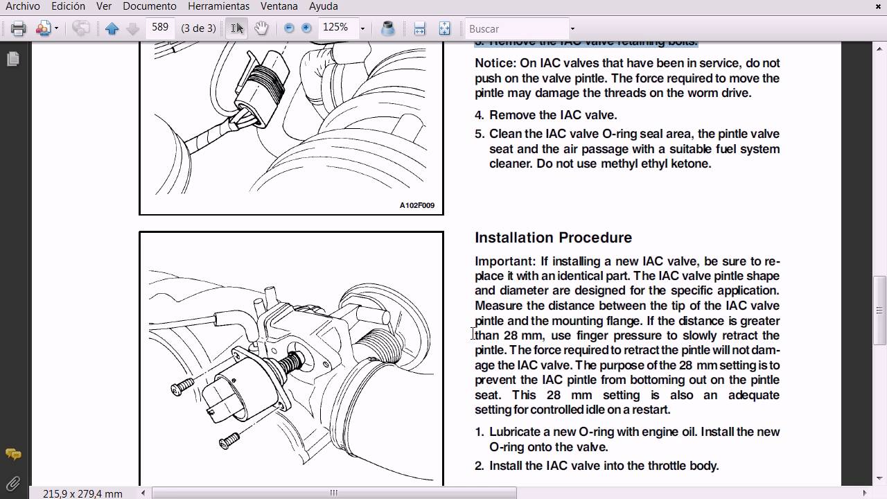 Valvula IAC Daewoo Lanos YouTube