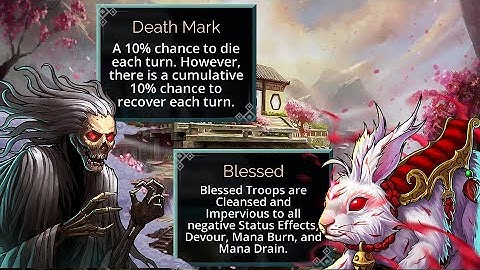 Gems of War Tiny Tutorial Two-fer: The Effects of Death Mark and Bless