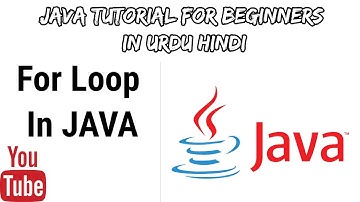 #12 For Loop in java tutorial for beginners in Urdu/Hindi