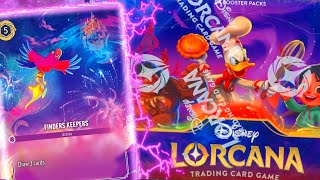 OUR FIRST ENCHANTED PULL! - Disney Lorcana Shimmering Skies Booster Box Opening!