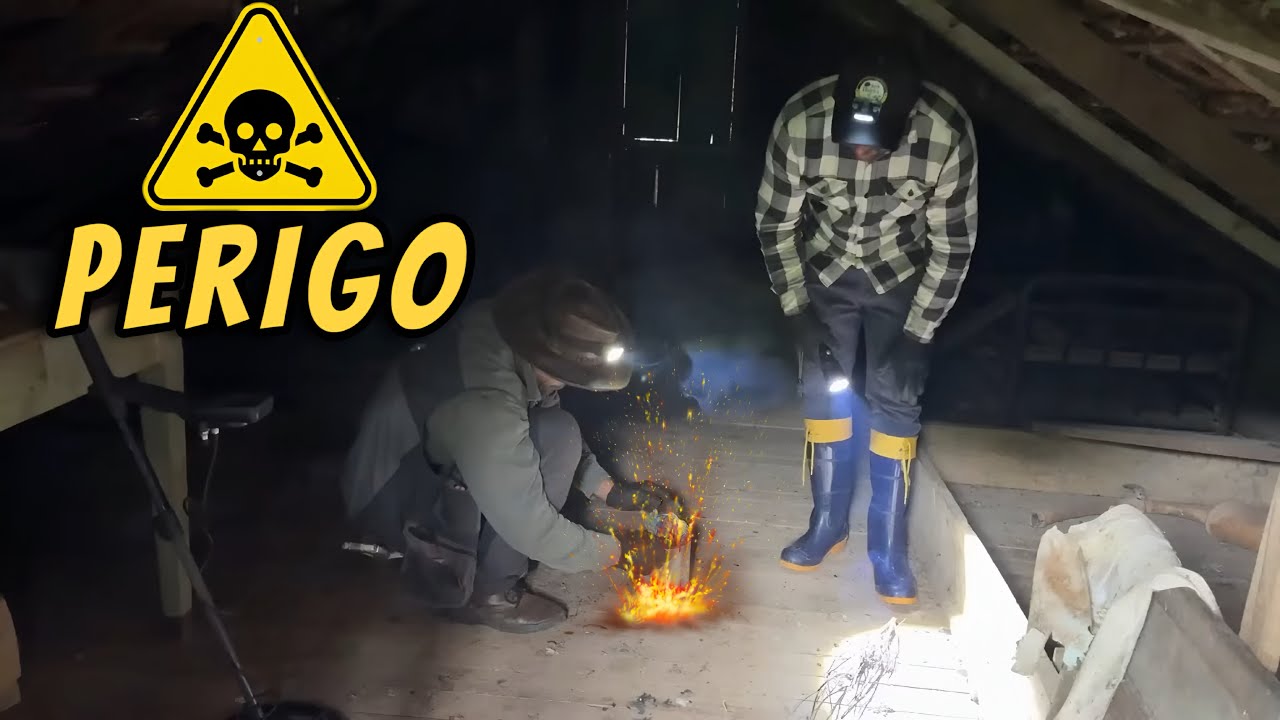 Maior PERIGO que já enfrentamos em casa ABANDONADA no meio da floresta!