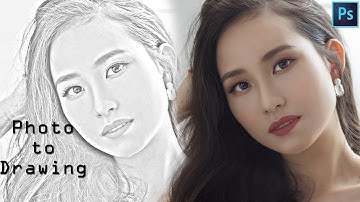Transform Photos to Realistic Pencil Drawings - Photoshop Tutorial