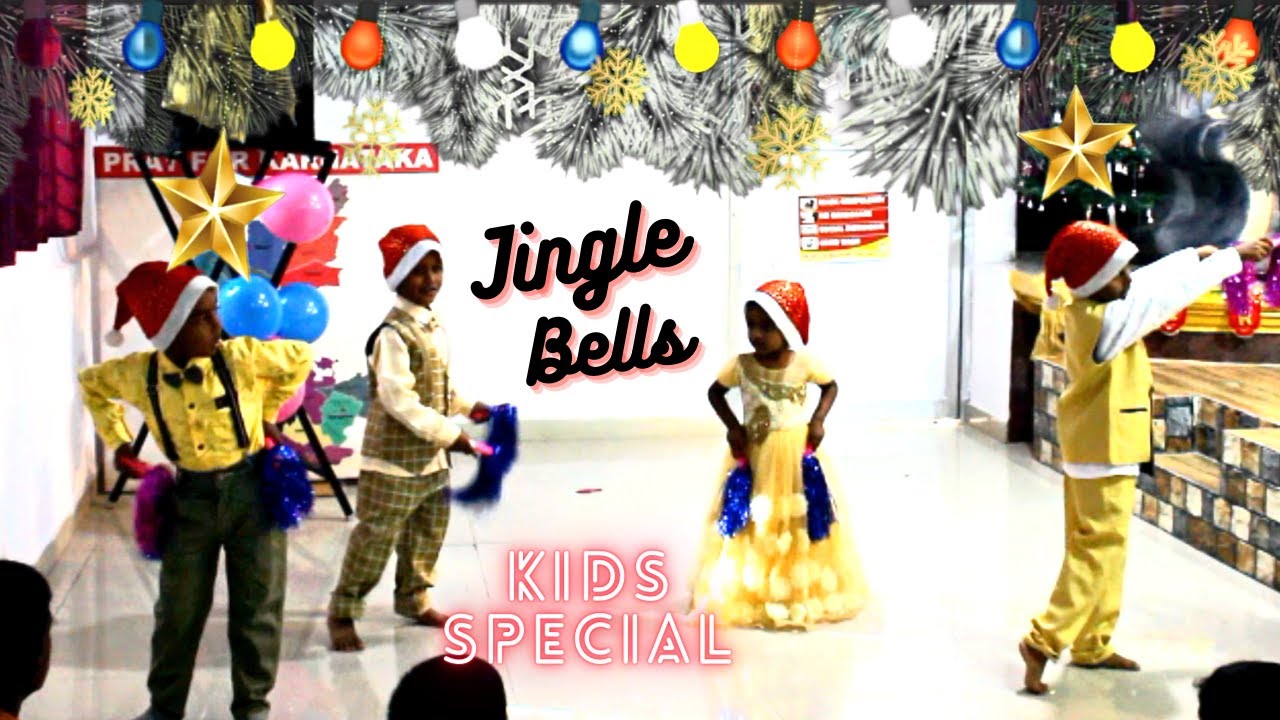 Jingle Bells Christmas Dance by little kids Mishael & Team (Original