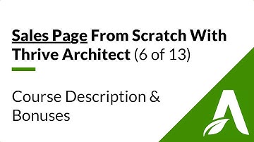 Sales Page From Scratch With Thrive Architect (6 of 13) - Offer & Bonuses - MichaelPitluk.com