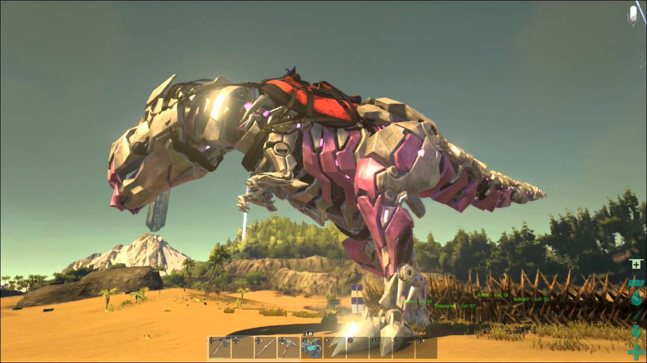 ark se bionic rex and tamed dodo youtube