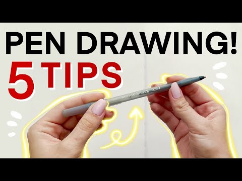 Video: How To Draw With A Pen
