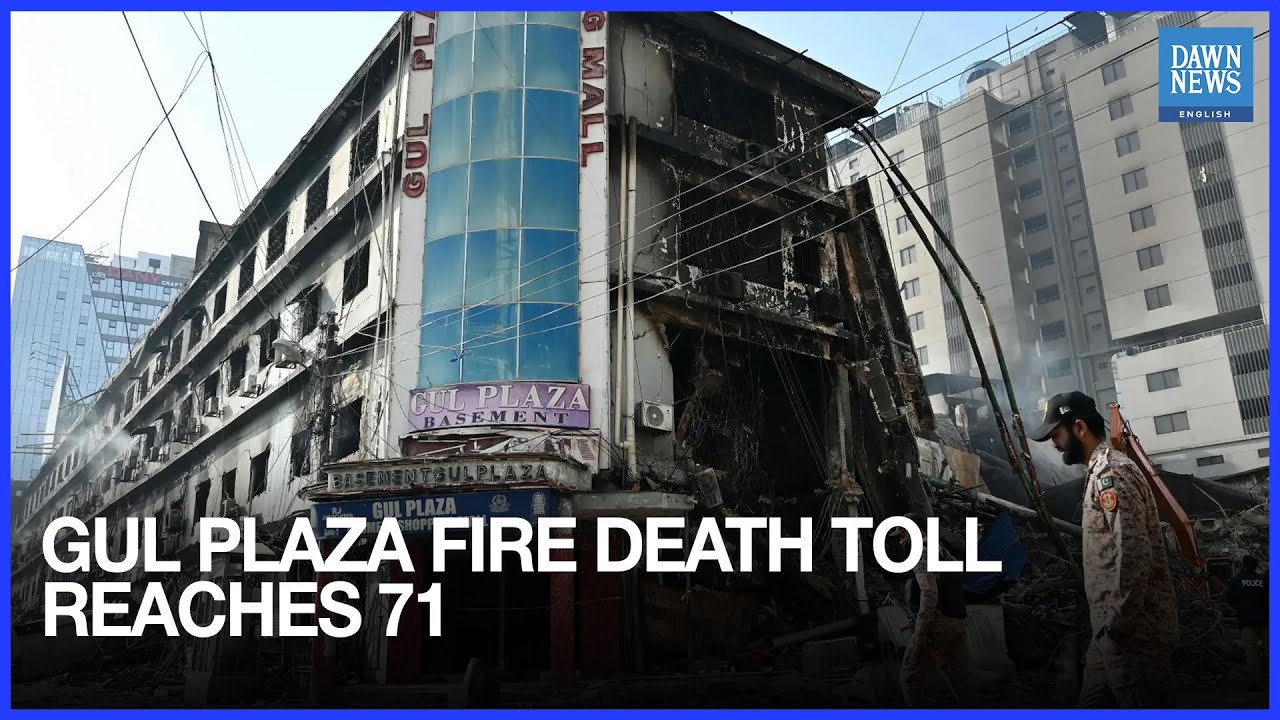 Death Toll from Karachi’s Gul Plaza Inferno Reaches 71; Search Operation in ‘Final Stages’