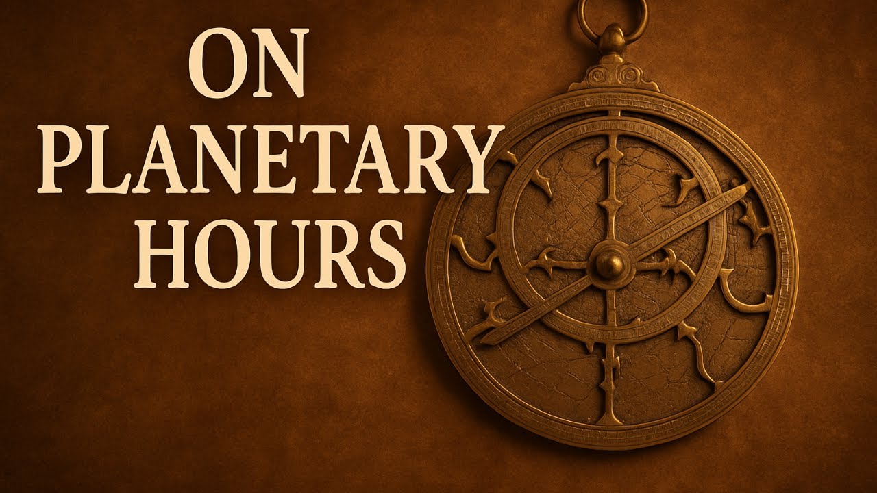 On Planetary Hours