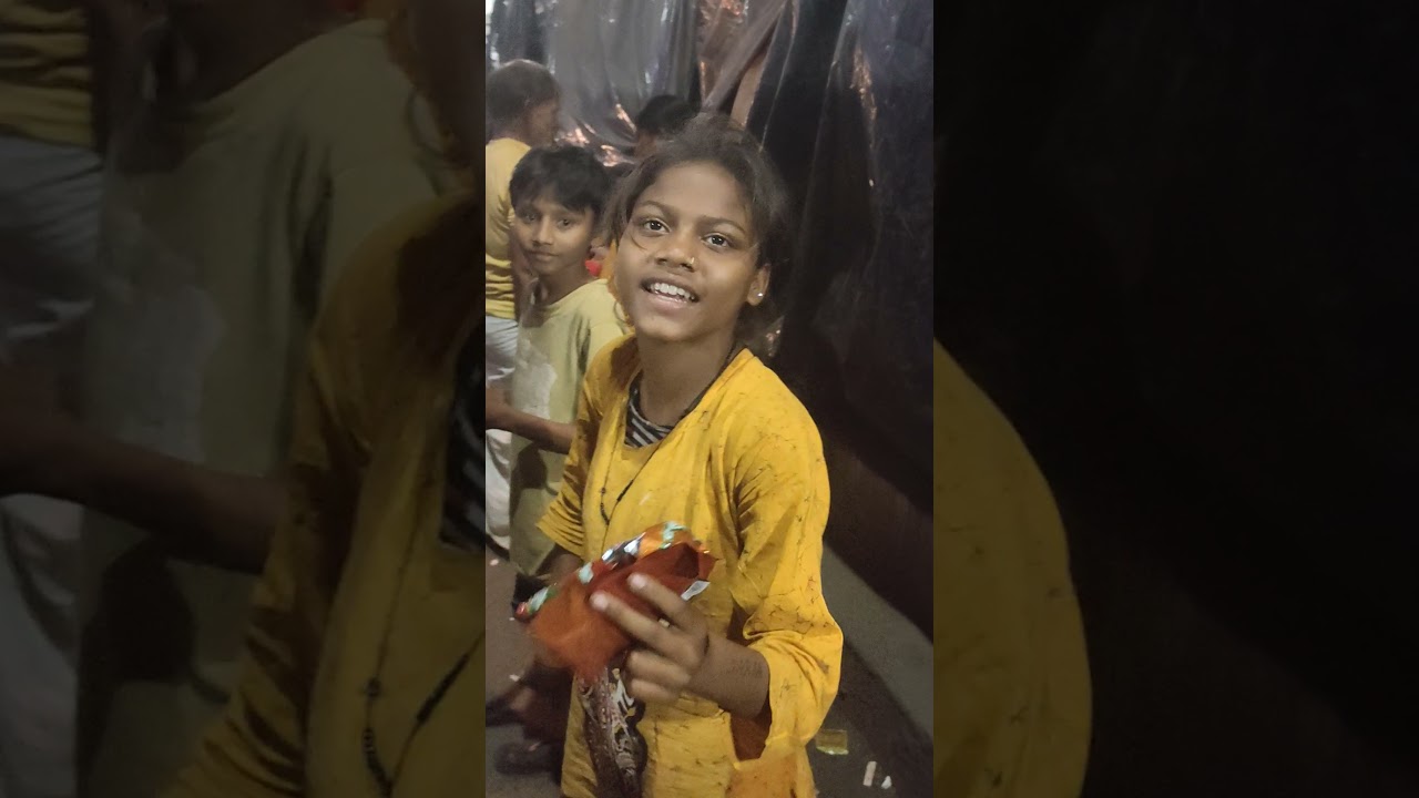 Indian street children in drunken condition.