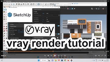Sketchup vray render setting tutorial in tamil|Vray render setting in tamil