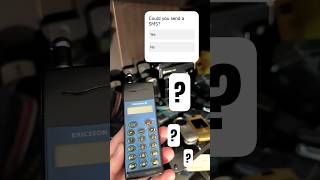 Could you send a SMS ? Review Ericsson GA 318 Retro Mobile phone