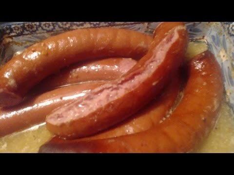 Sweet and Spicy Baked Sausage ASMR