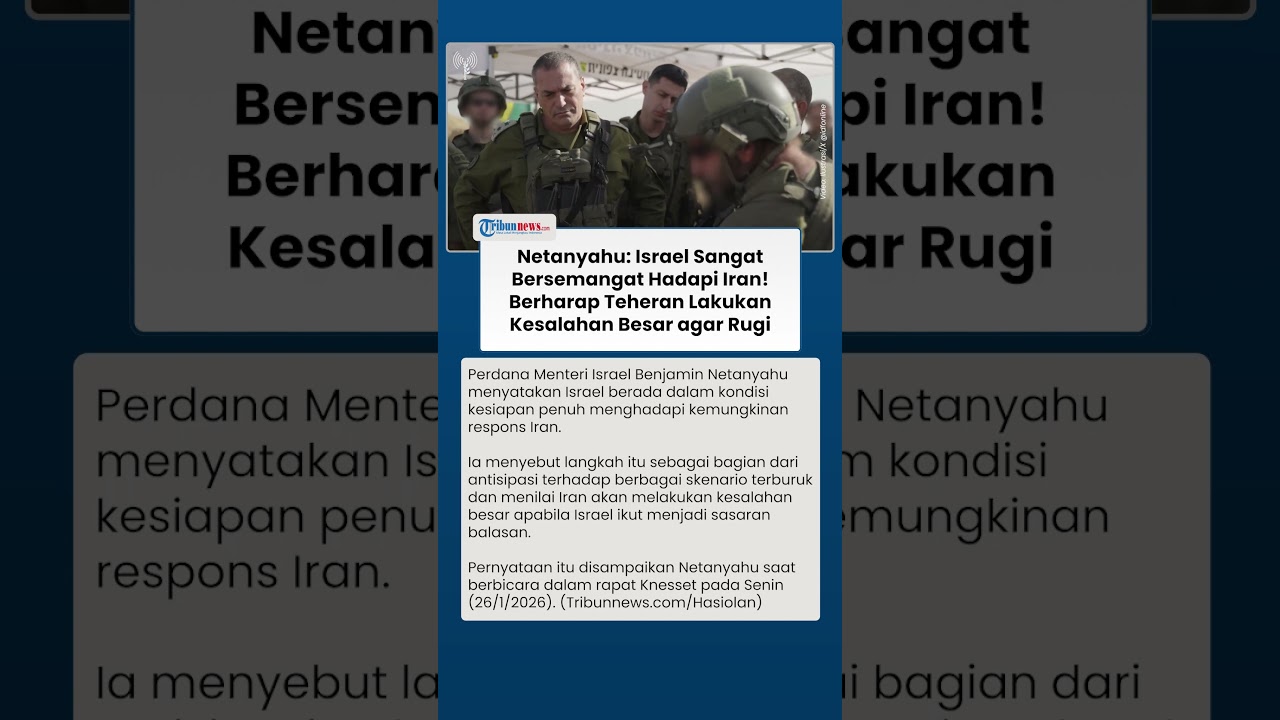 Israel Tingkatkan Kesiapan! Netanyahu Nilai Iran akan Rugi Besar jika Menjadikan Israel Sasaran