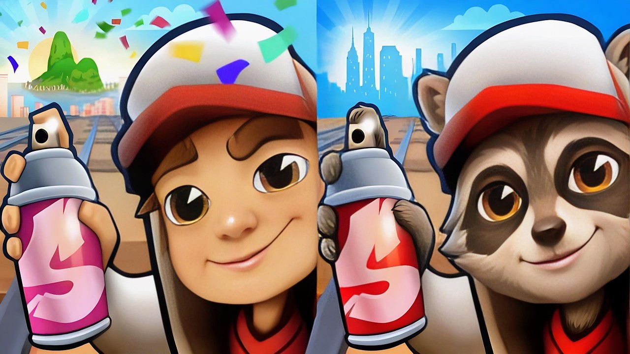 Subway Surfers 🆚 Racoon Fun Run Game Games Comparison