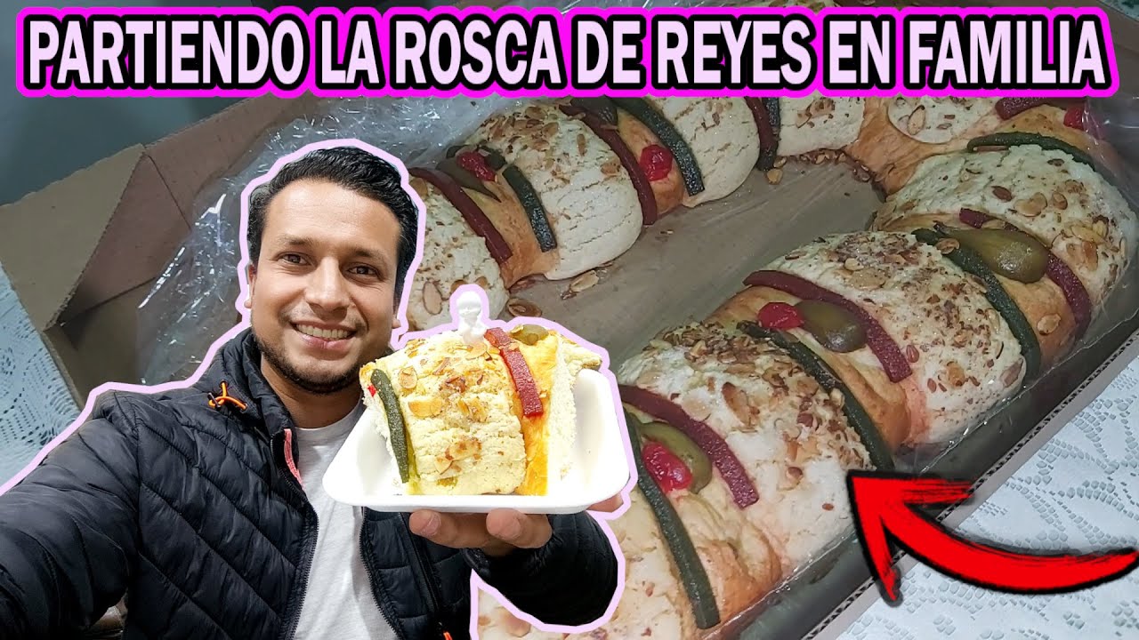 Partiendo la ROSCA DE REYES EN FAMILIA con COCOLATE CALIENTE ¿a quién le tocaron los tamales?