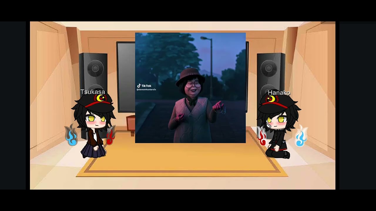 Hanako and Tsukasa react to me as Rumi