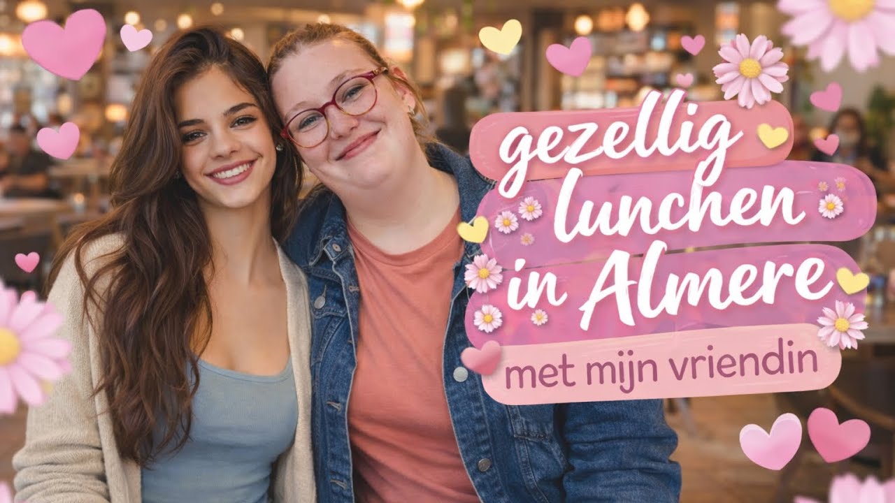 Gezellig lunchen in Almere met mijn vriendin