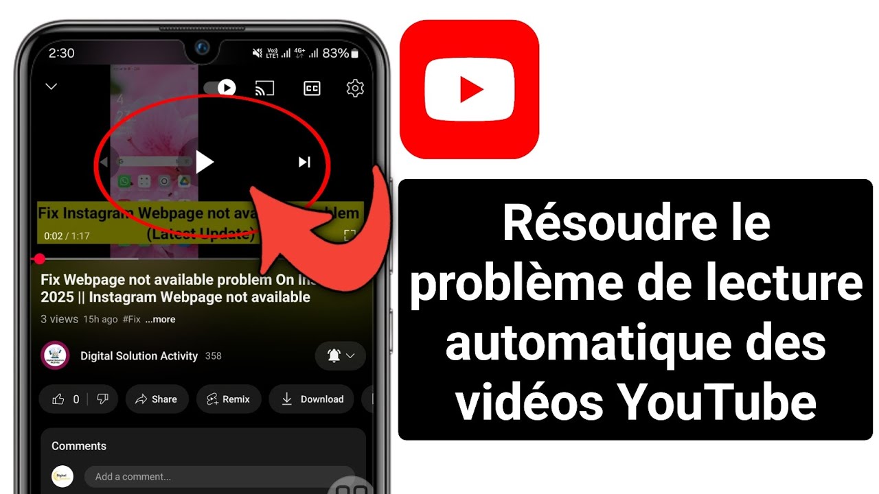 Comment résoudre le problème de lecture automatique de la vidéo YouTube